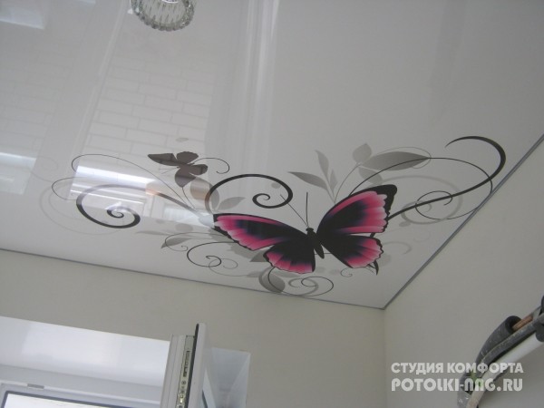 Натяжные потолки с фотопечатью