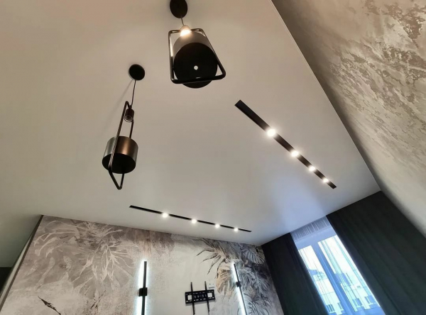 Бесщелевые натяжные потолки